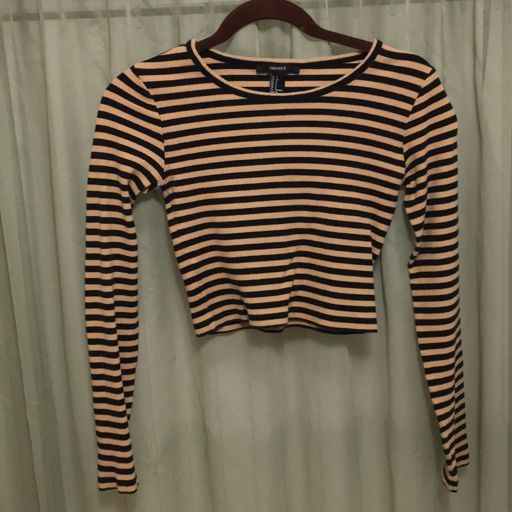 Stripper ribbed crop top